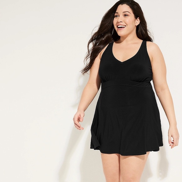 Maurices American Beach Floral Swim Dress AND Matching Cover Up 2X/OS - Picture 8 of 9